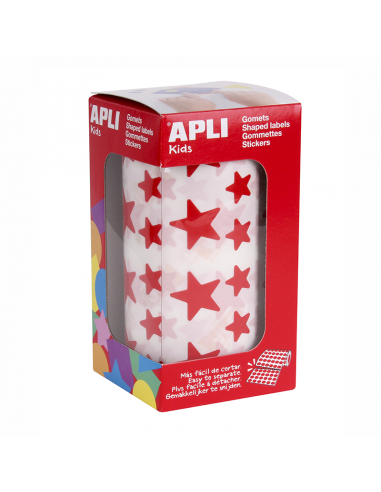 Rollo Gomets Estrellas Rojo