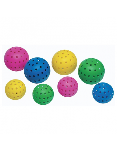 Pelotas Perforadas Con Cascabel 6 Uds