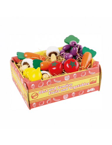 Caja de Cartón con Verduras