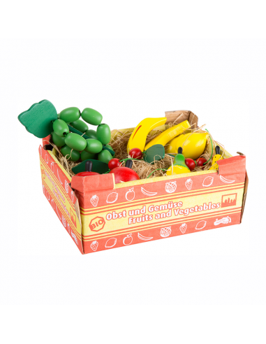 Caja de Cartón con Frutas