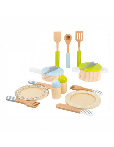 Set de Cocina de Madera Infantil