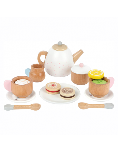 Juego de Té de Madera