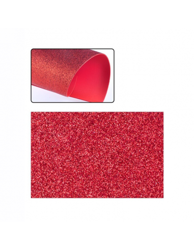 Goma Eva con Purpurina 40X60 cm Colores