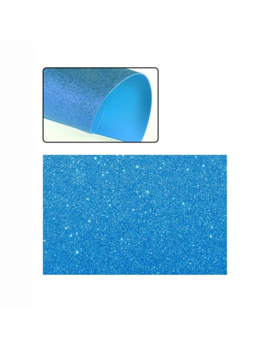 Goma Eva con Purpurina 40X60 cm Colores