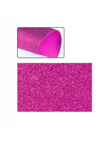 Goma Eva con Purpurina 40X60 cm Colores