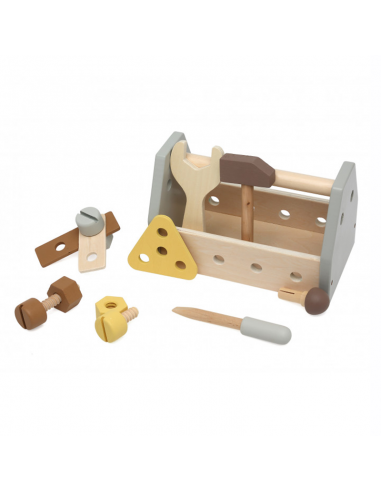 Set de Bricolaje de Madera Kiokids Gris