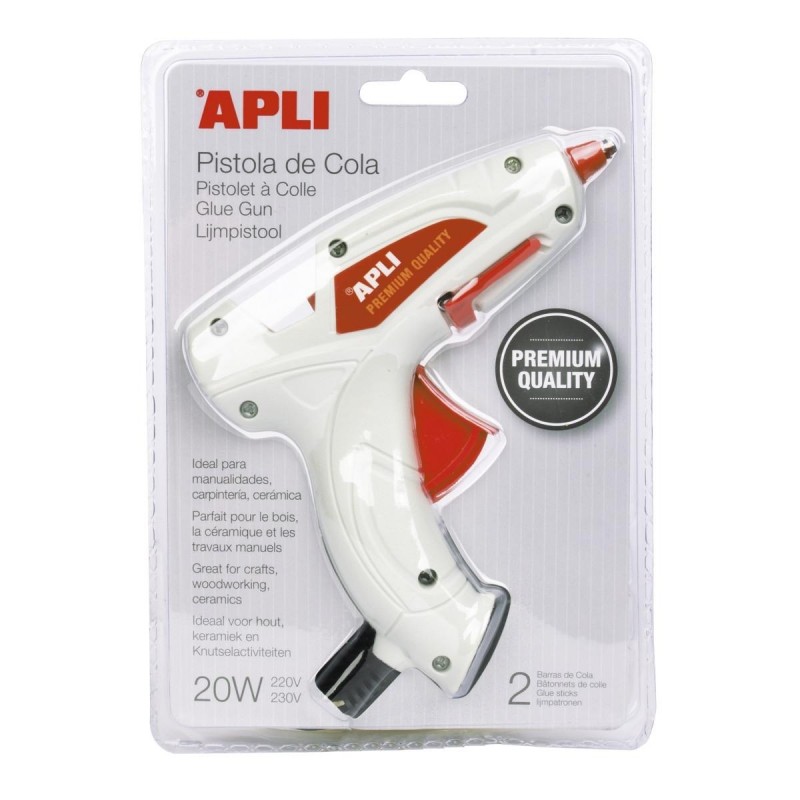 Pistola de Cola APLI 16668 20w 7,5mm
