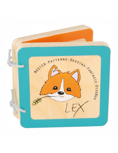Libro para Bebés de Madera "Lex"
