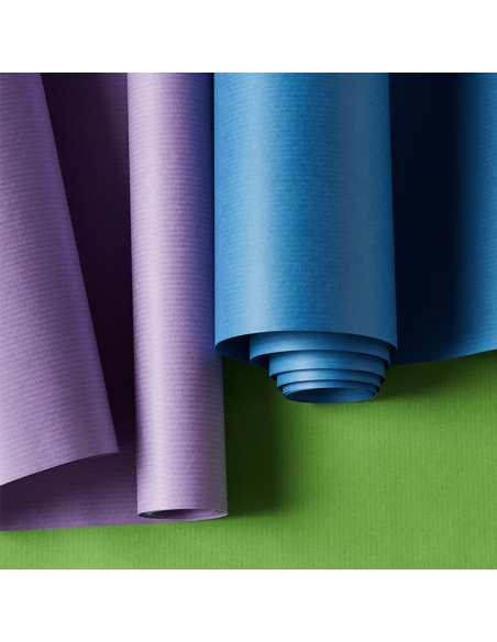 Papel Kraft Verjurado Sadipal Fusión Rollo 1x5m Colores Surtidos