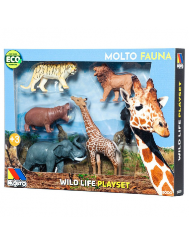 Pack 3 Sets Fauna Animales Salvajes Molto
