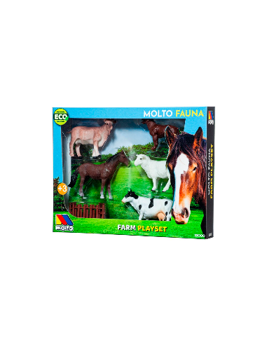Pack 3 Sets Fauna Animales de la Granja Molto