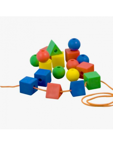 Juego de Formas Ensartables 100 pzas Miniland