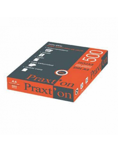 Papel Blanco PRAXTON Din-A4 2500 Hojas 80g