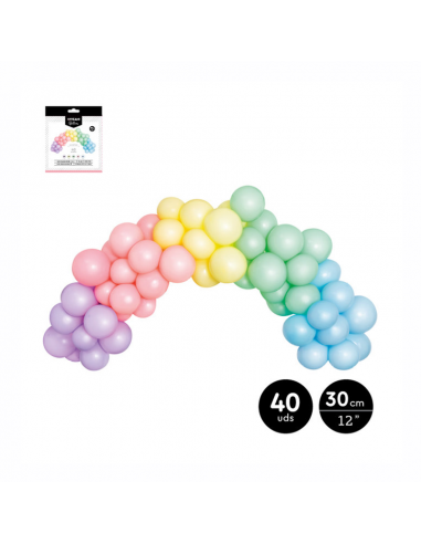 Set Arco de Globos de Látex 40 Uds 2.5m