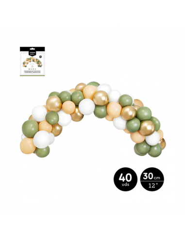 Set Arco de Globos de Látex 40 Uds 2.5m