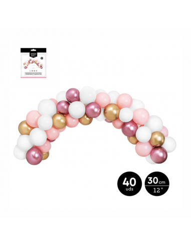 Set Arco de Globos de Látex 40 Uds 2.5m