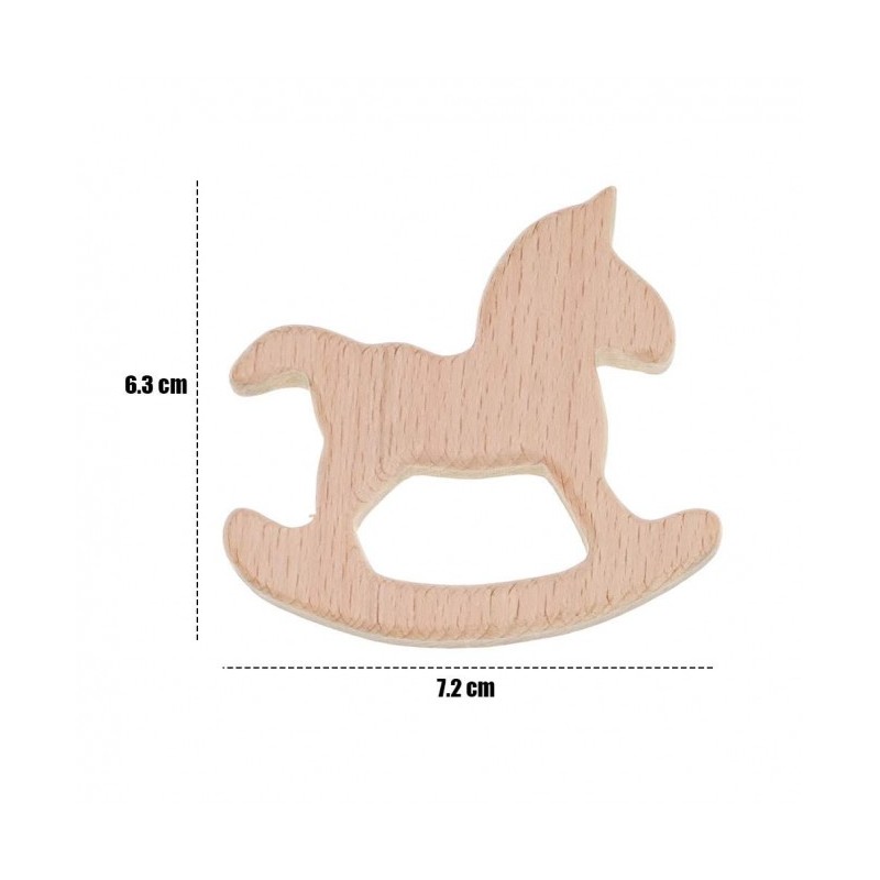Pieza de Madera Forma de Troyano