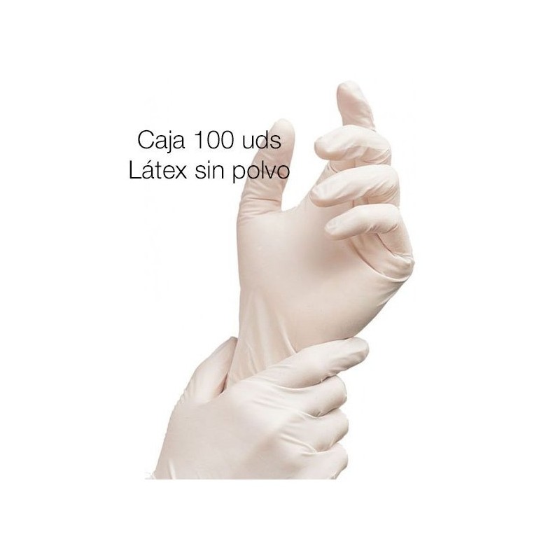 Guantes de Látex sin Polvo 100 Uds.