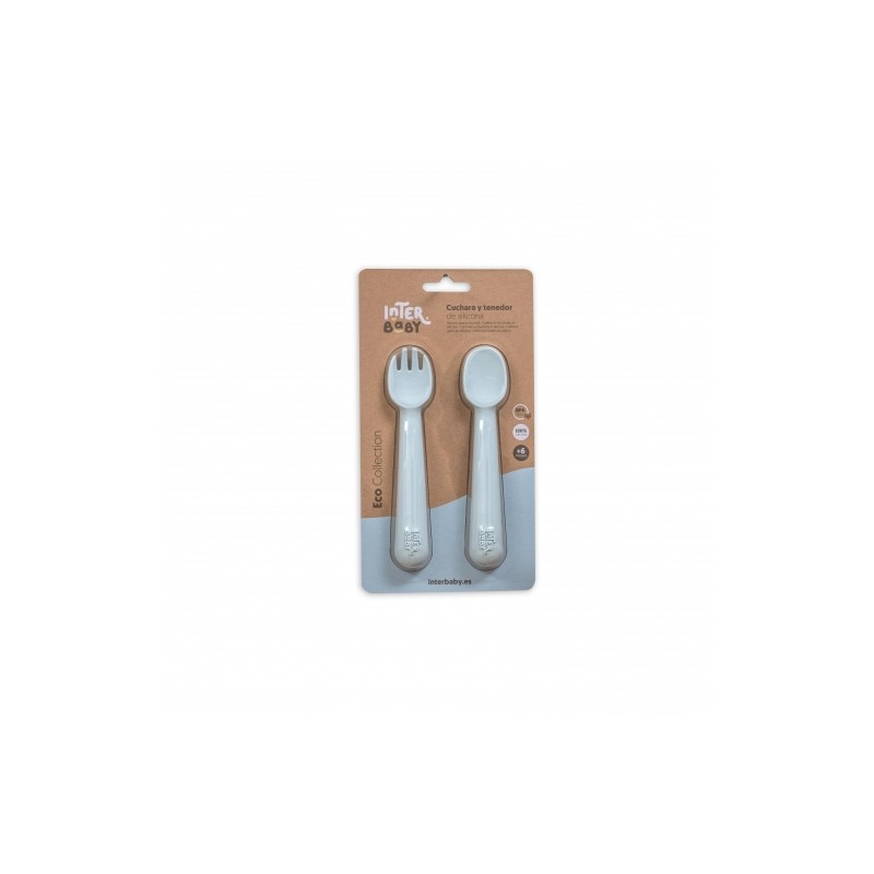 Set Cubiertos Cuchara y Tenedor de Silicona